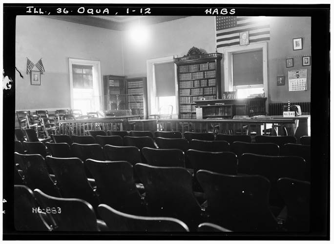 henderson-Historic American Buildings Survey Collection, Library of Congress, LC-HABS ILL 36-OQUA,1-12
